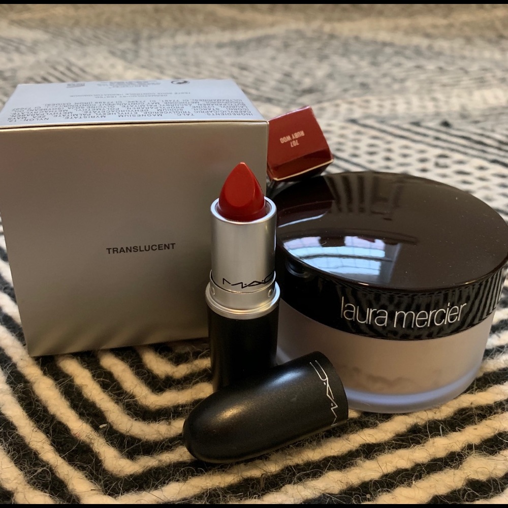 Glam Pack-Laura Mercier Setting Powder/MAC RubyWoo